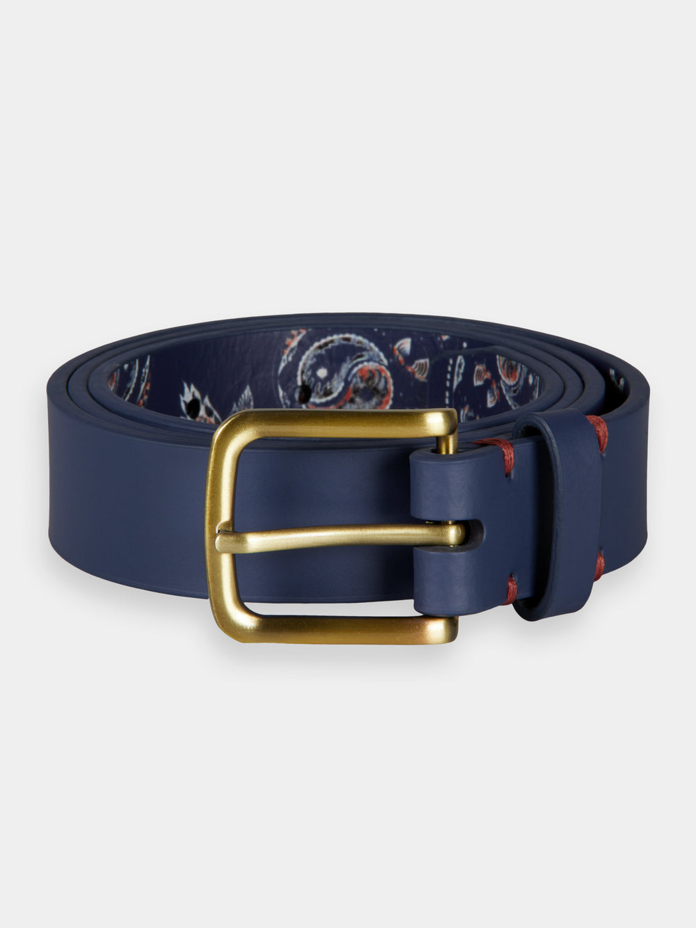 Recycled leather belt - Scotch & Soda AU