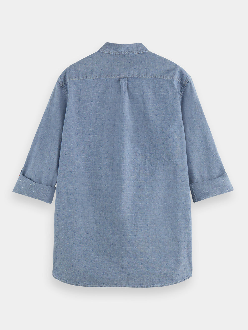 Long sleeved buttoned shirt with sleeve-adjustment - Scotch & Soda AU