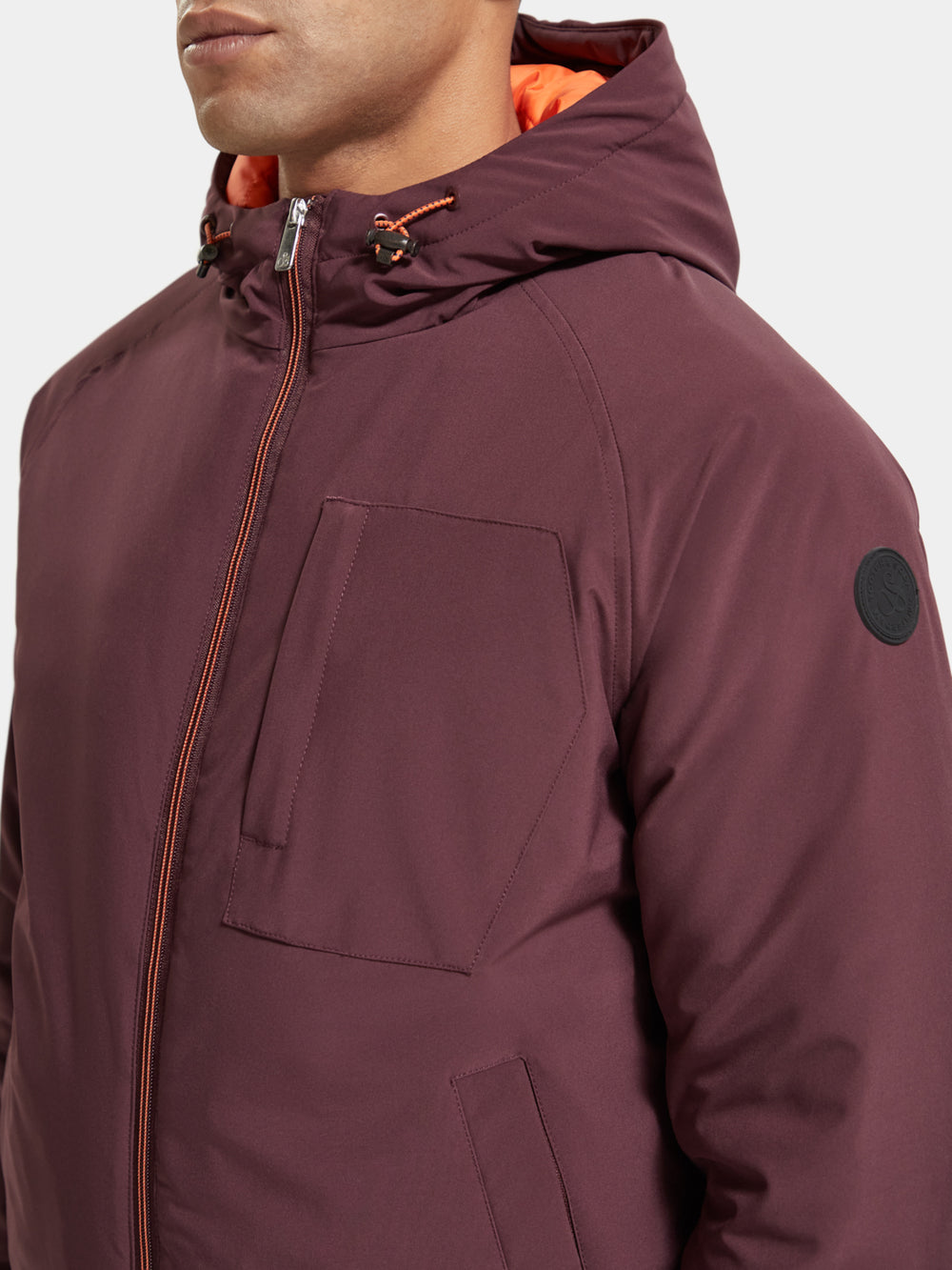 Stretch padded hooded jacket - Scotch & Soda AU