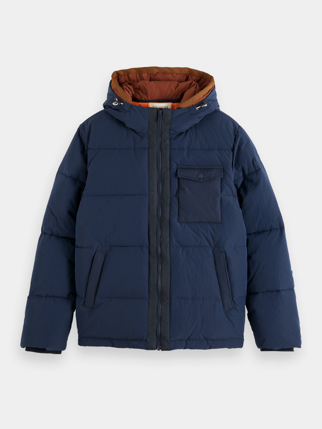 Hooded puffer jacket Scotch Soda AU