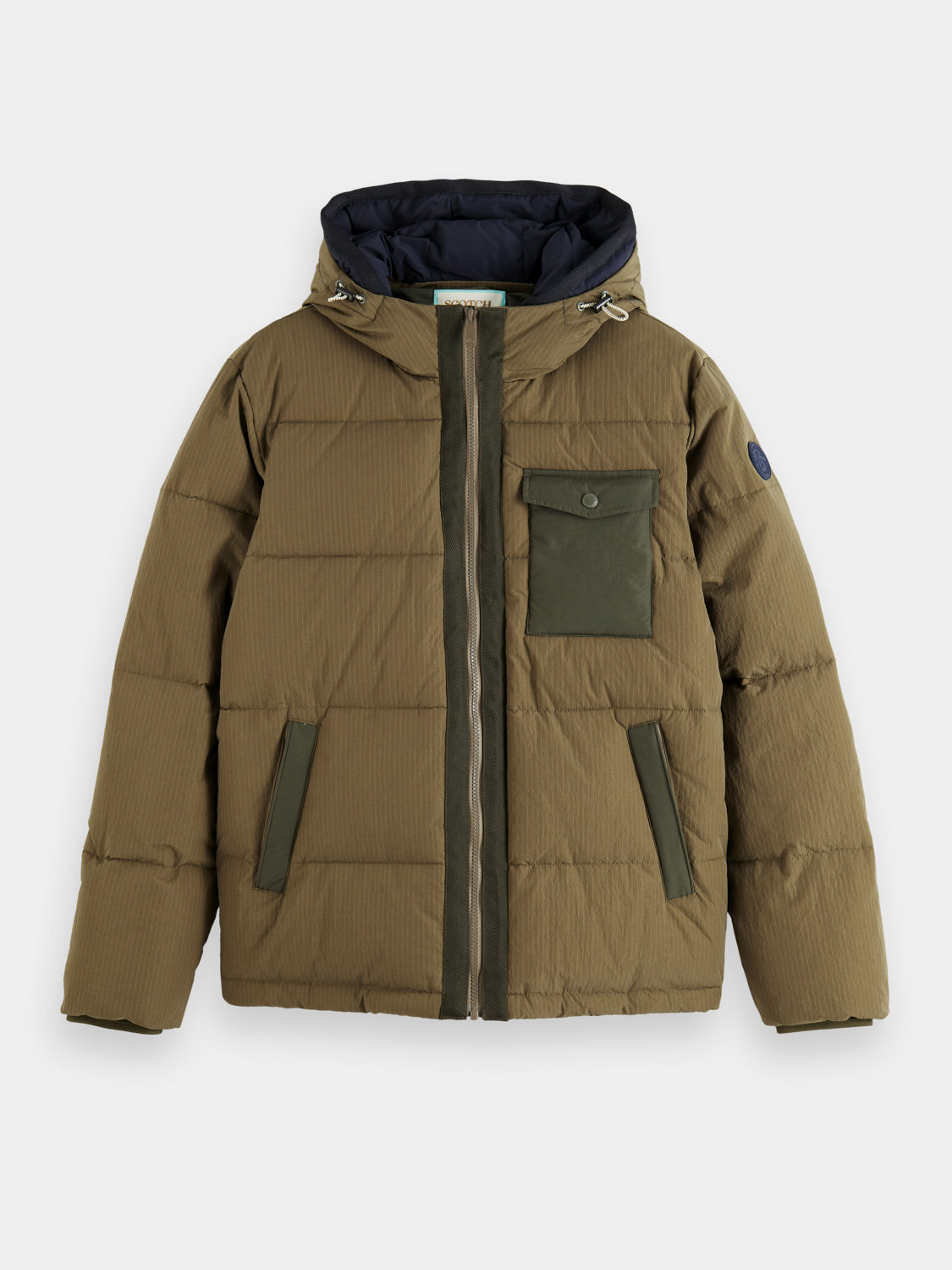 Hooded puffer jacket - Scotch & Soda AU