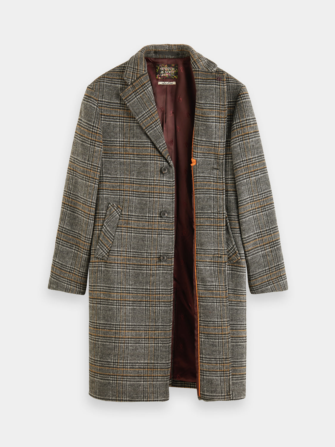 Wool blend overcoat - Scotch & Soda AU