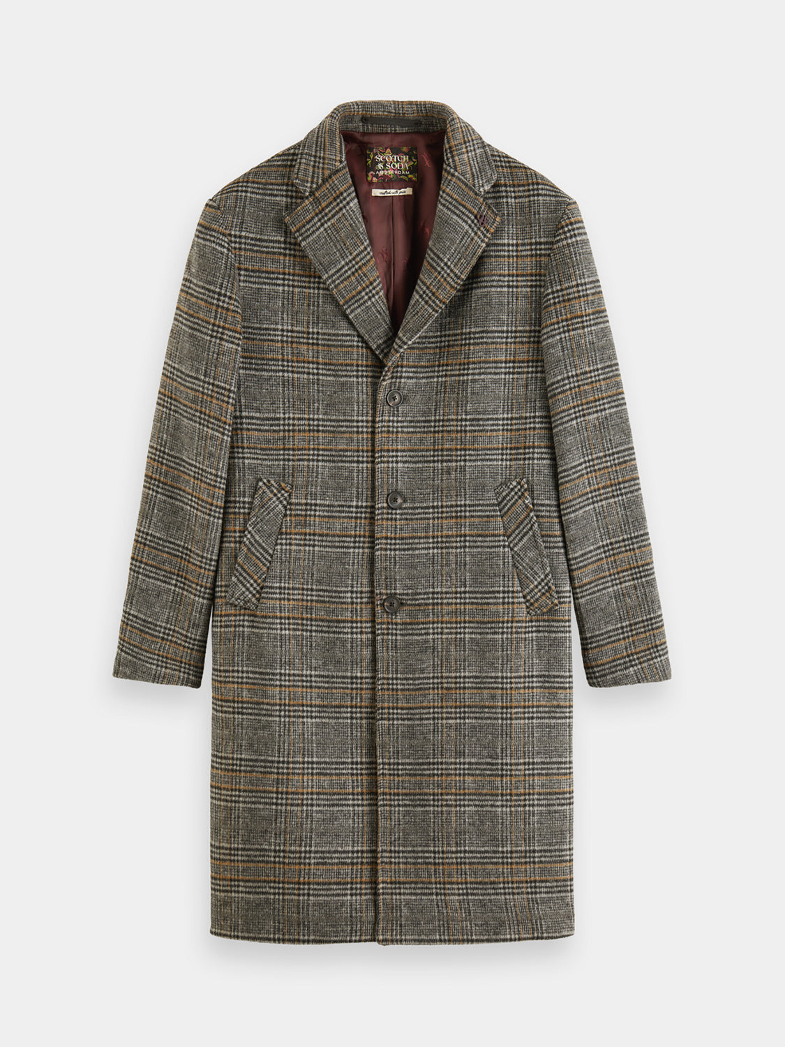 Wool blend overcoat - Scotch & Soda AU