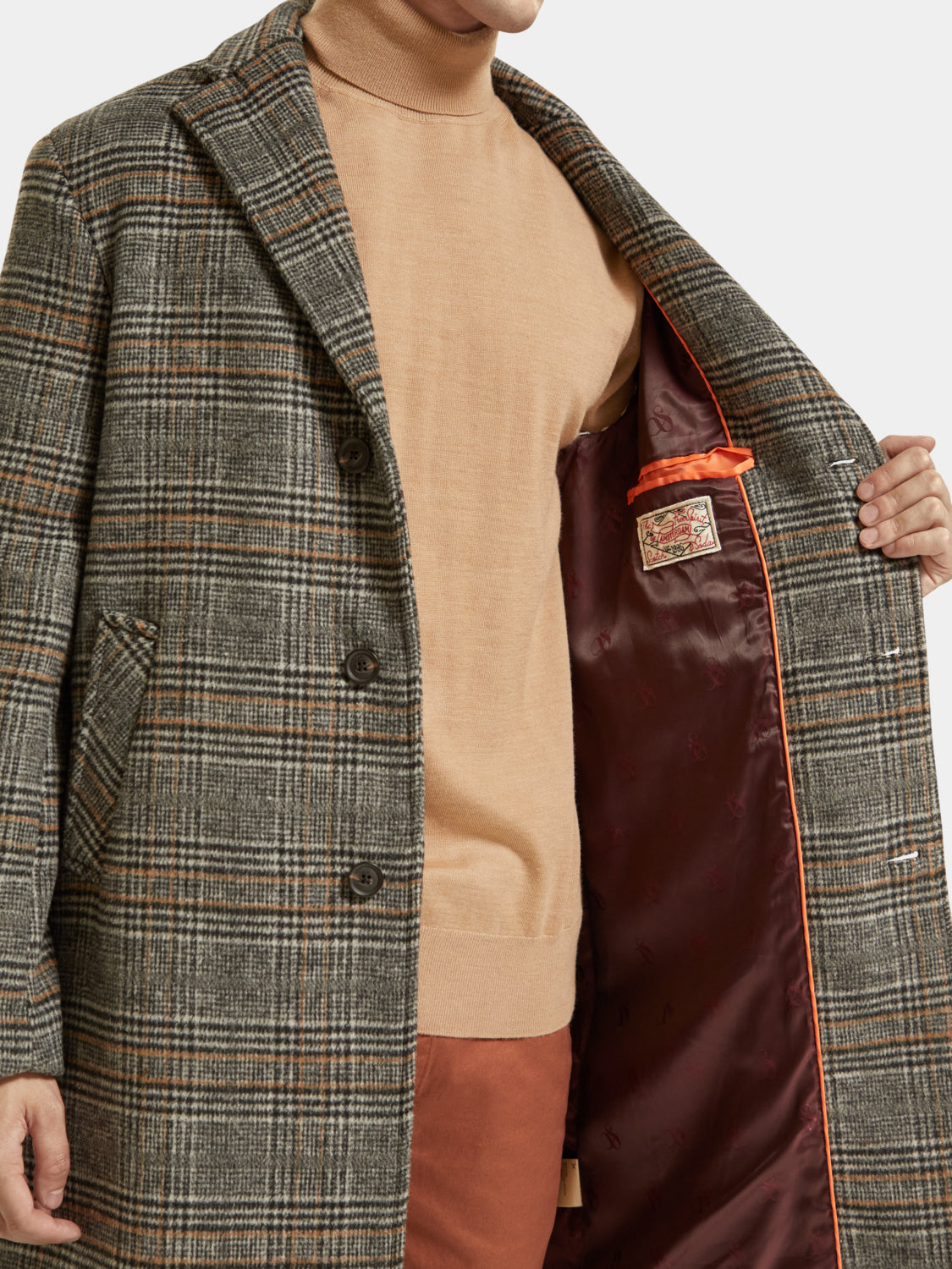 Wool blend overcoat - Scotch & Soda AU