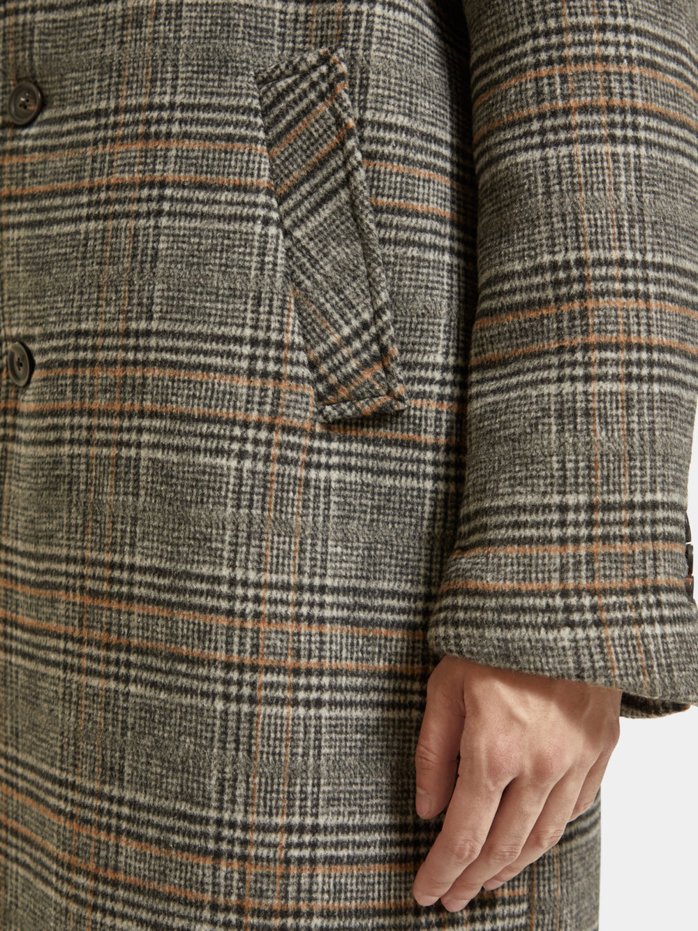 Wool blend overcoat - Scotch & Soda AU