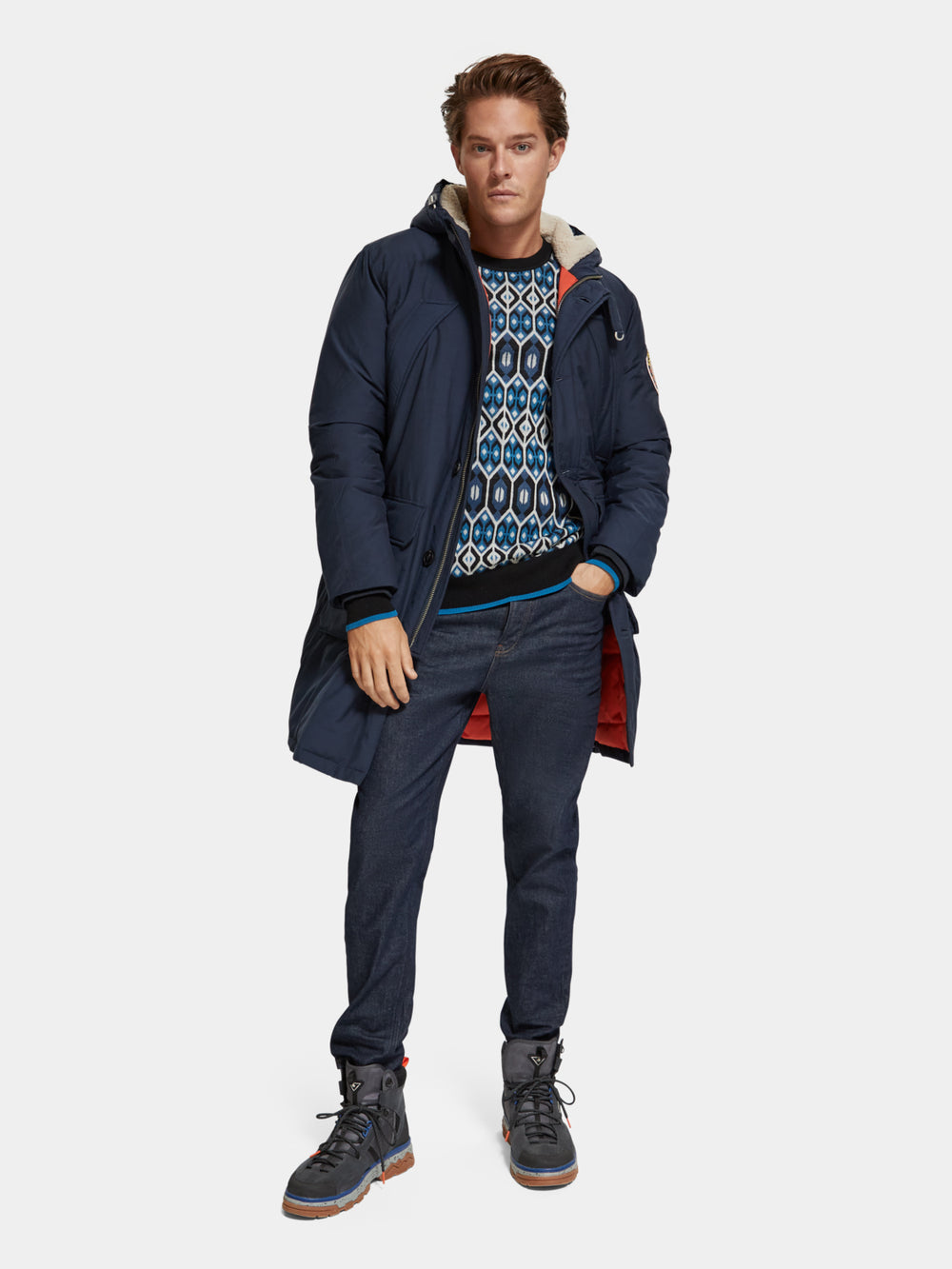 Heavy weight padded parka - Scotch & Soda AU