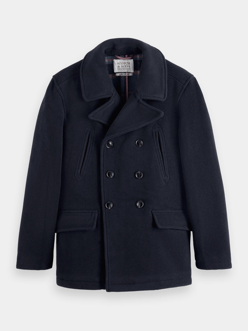 Wool blend peacoat - Scotch & Soda AU