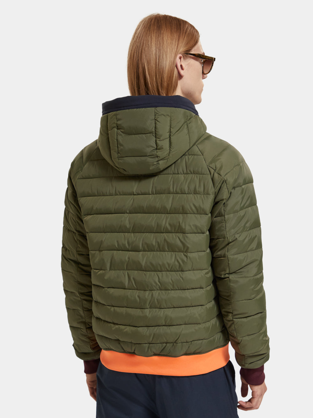 Colourblock quilted bomber jacket - Scotch & Soda AU