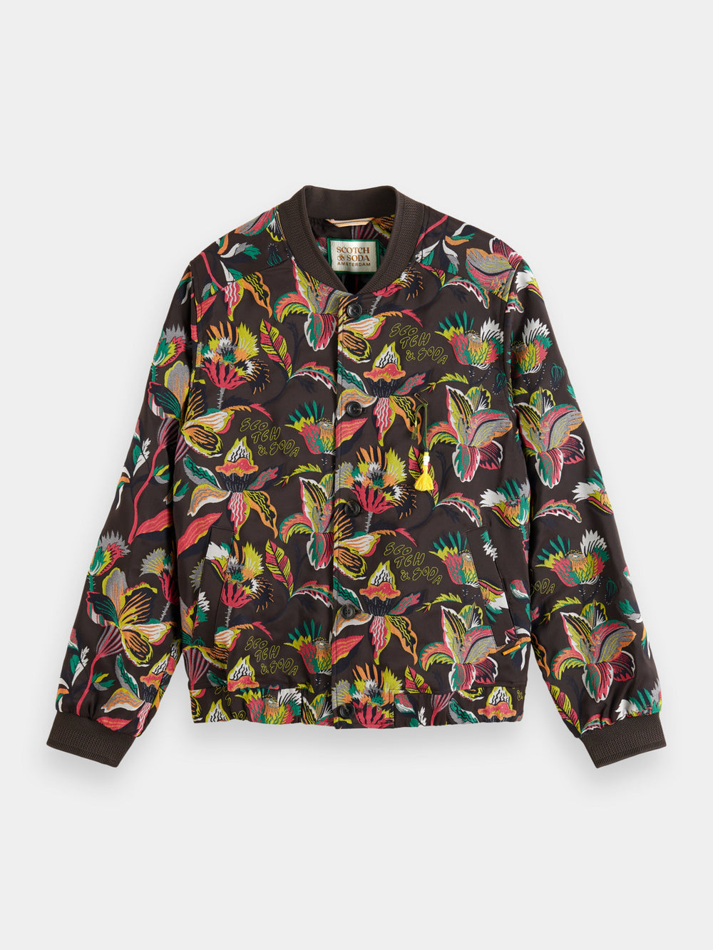 Jacquard bomber jacket - Scotch & Soda AU