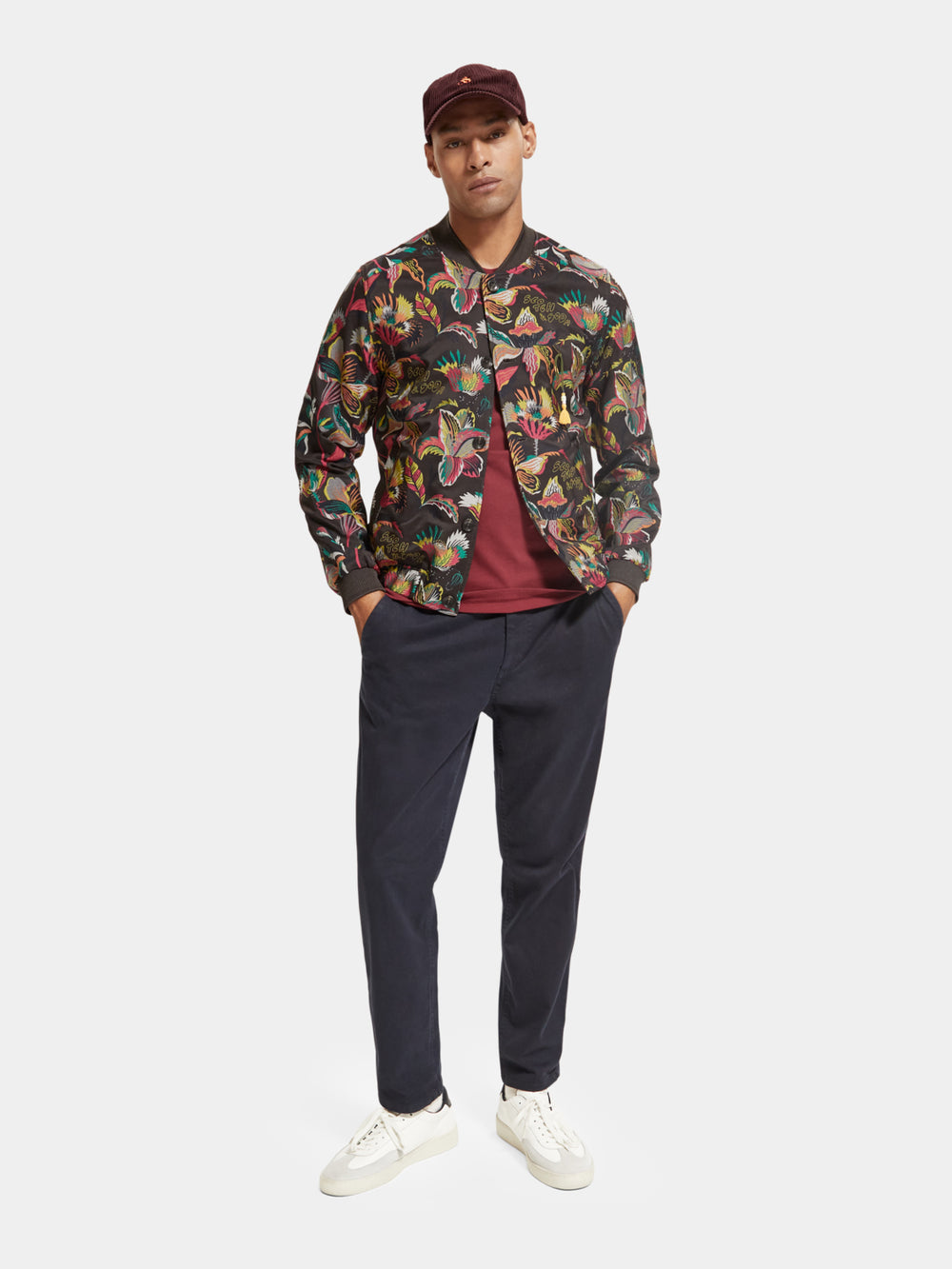 Jacquard bomber jacket - Scotch & Soda AU