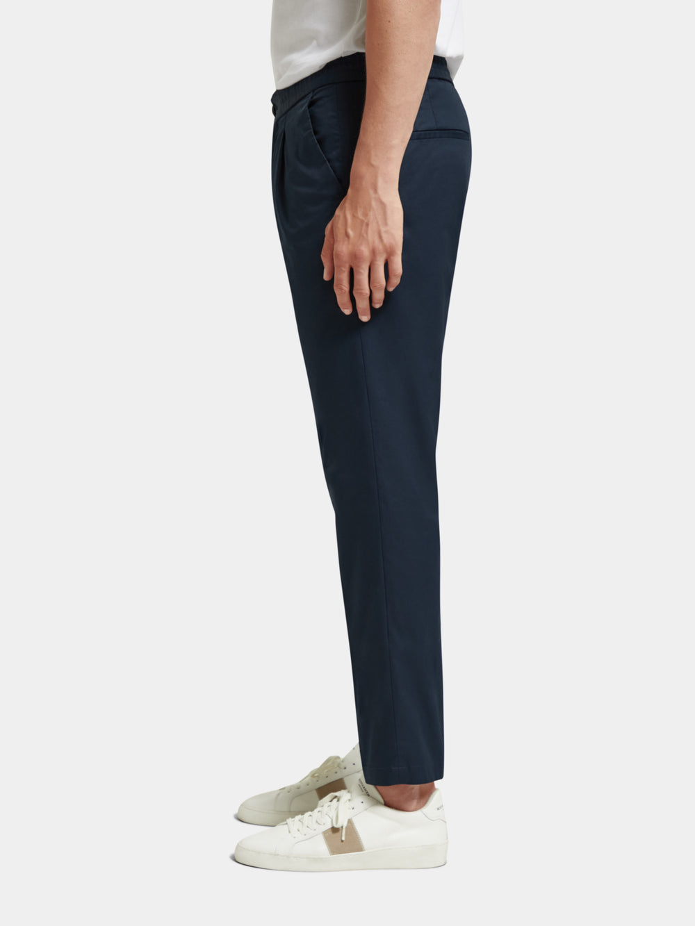 Morton lightweight pleated twill jogger pants - Scotch & Soda AU