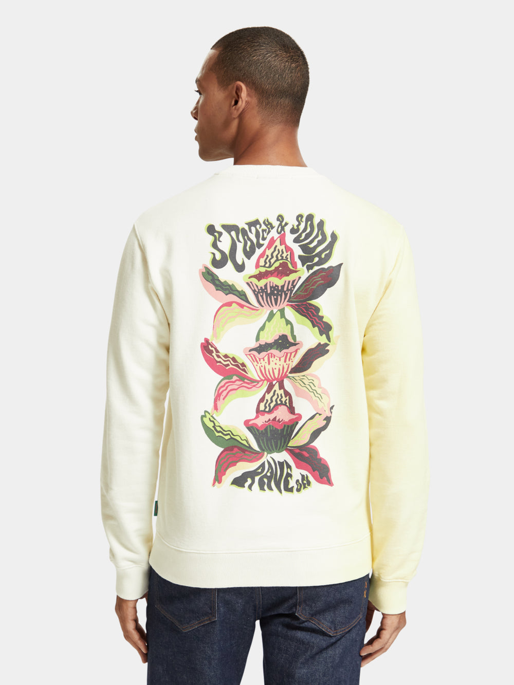 Regular-fit graphic sweatshirt - Scotch & Soda AU