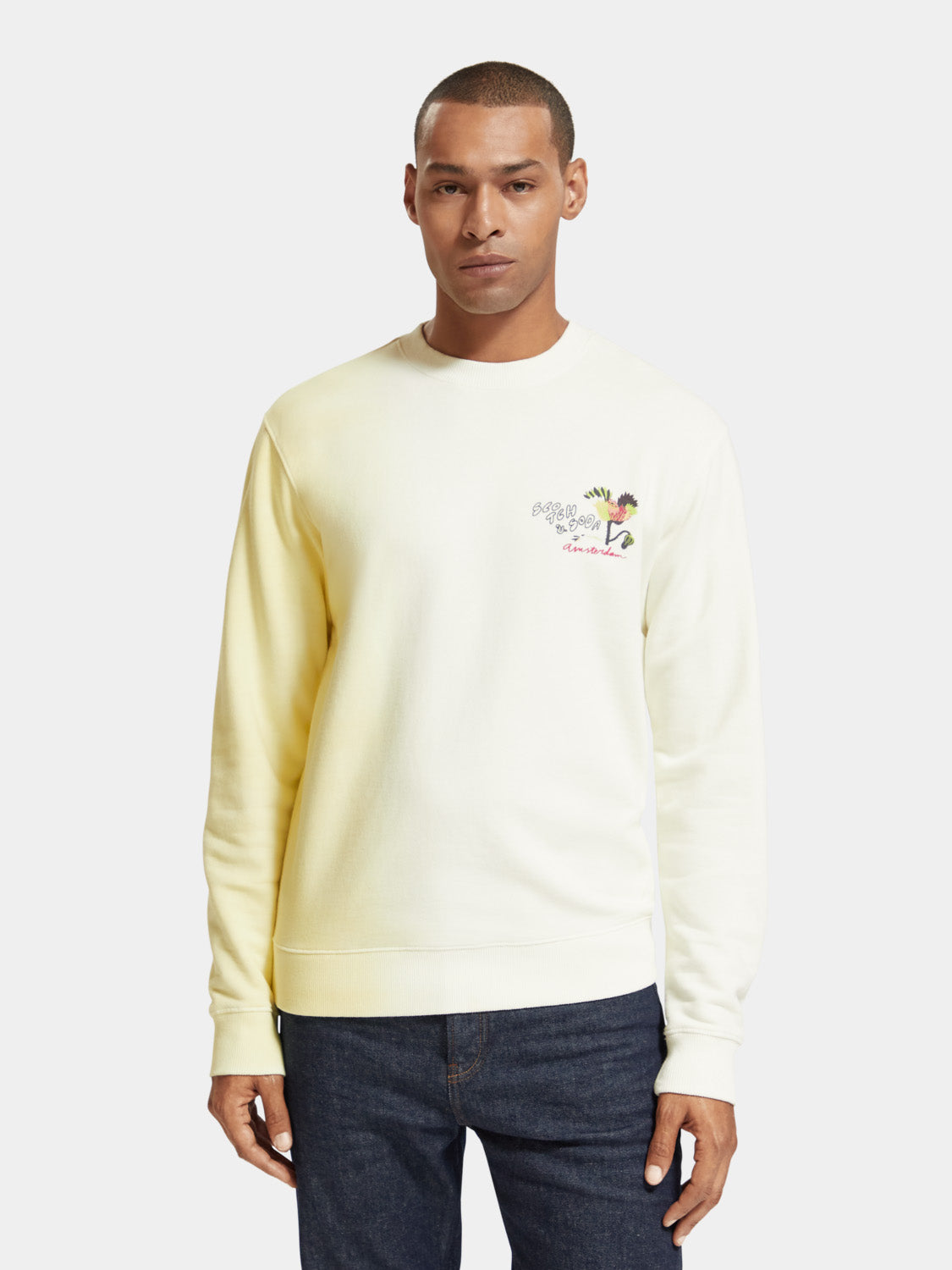 Regular-fit graphic sweatshirt - Scotch & Soda AU