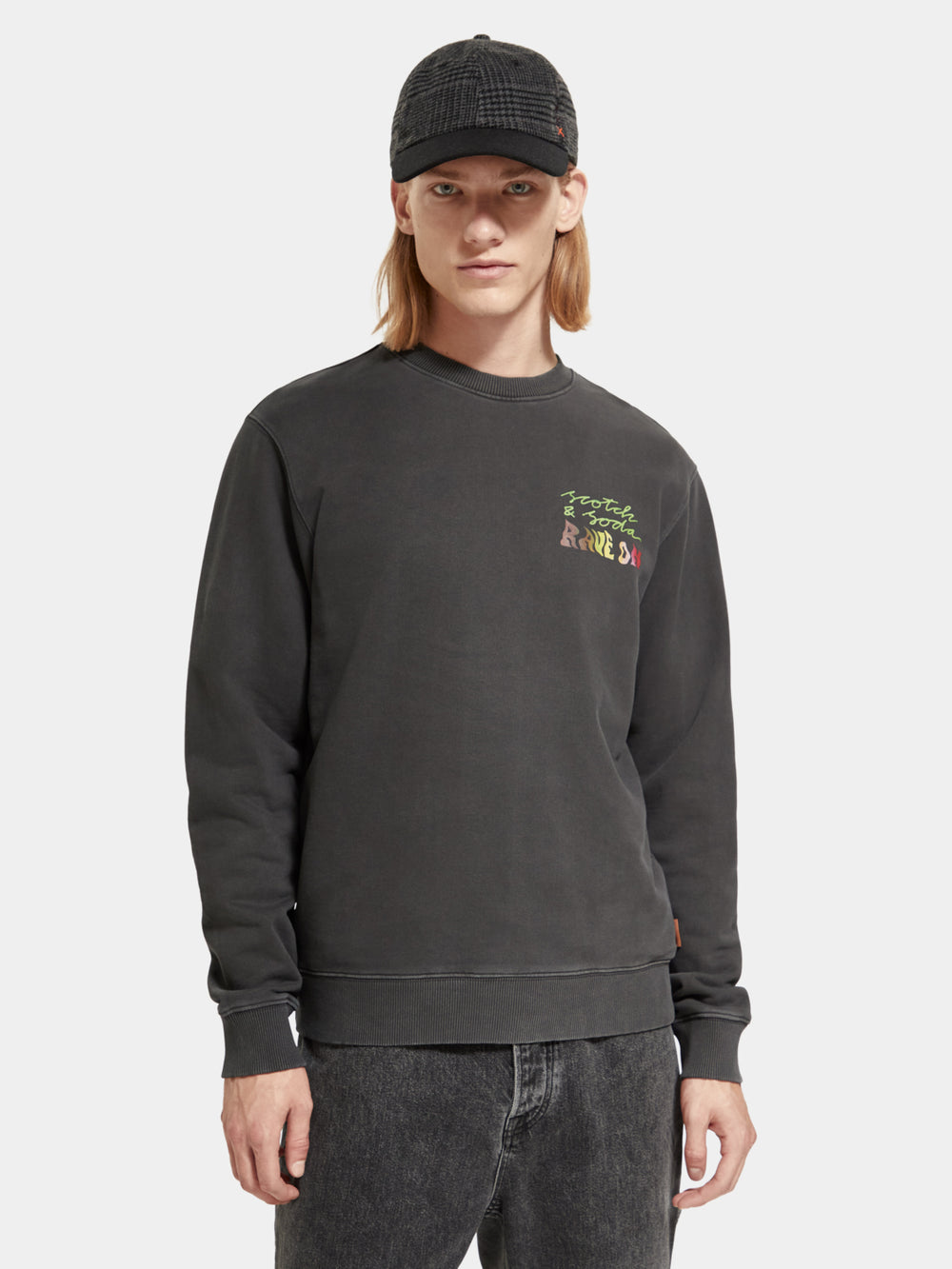 Regular-fit graphic sweatshirt - Scotch & Soda AU