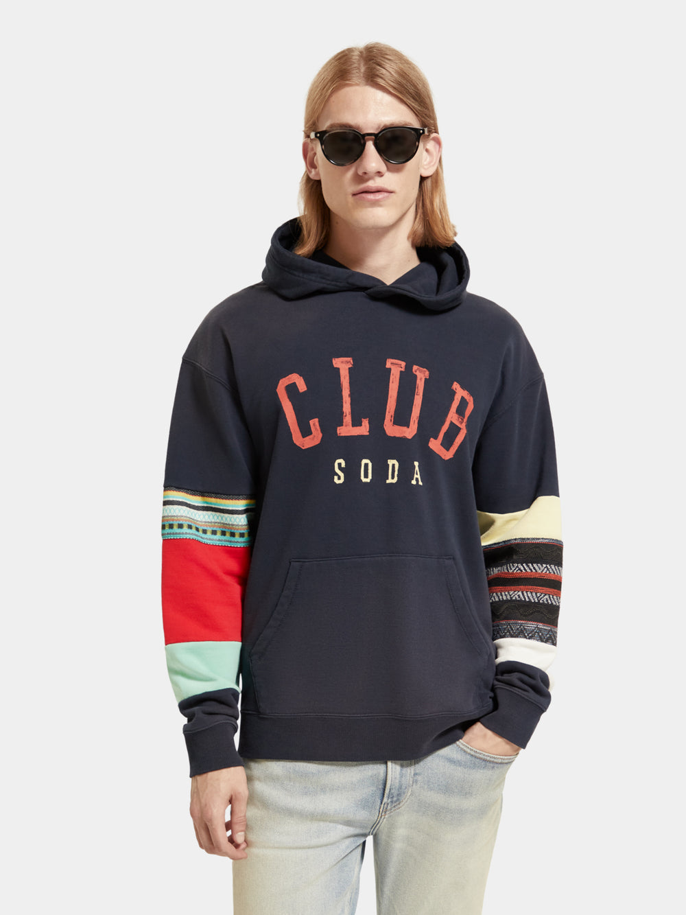 Relaxed-fit Club Soda Hoodie - Scotch & Soda AU