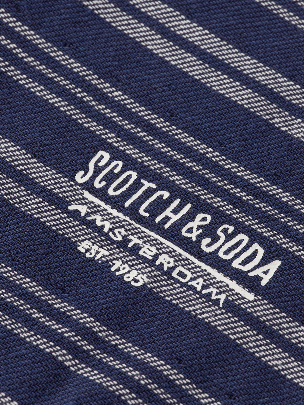 Double-faced twill check shirt - Scotch & Soda AU