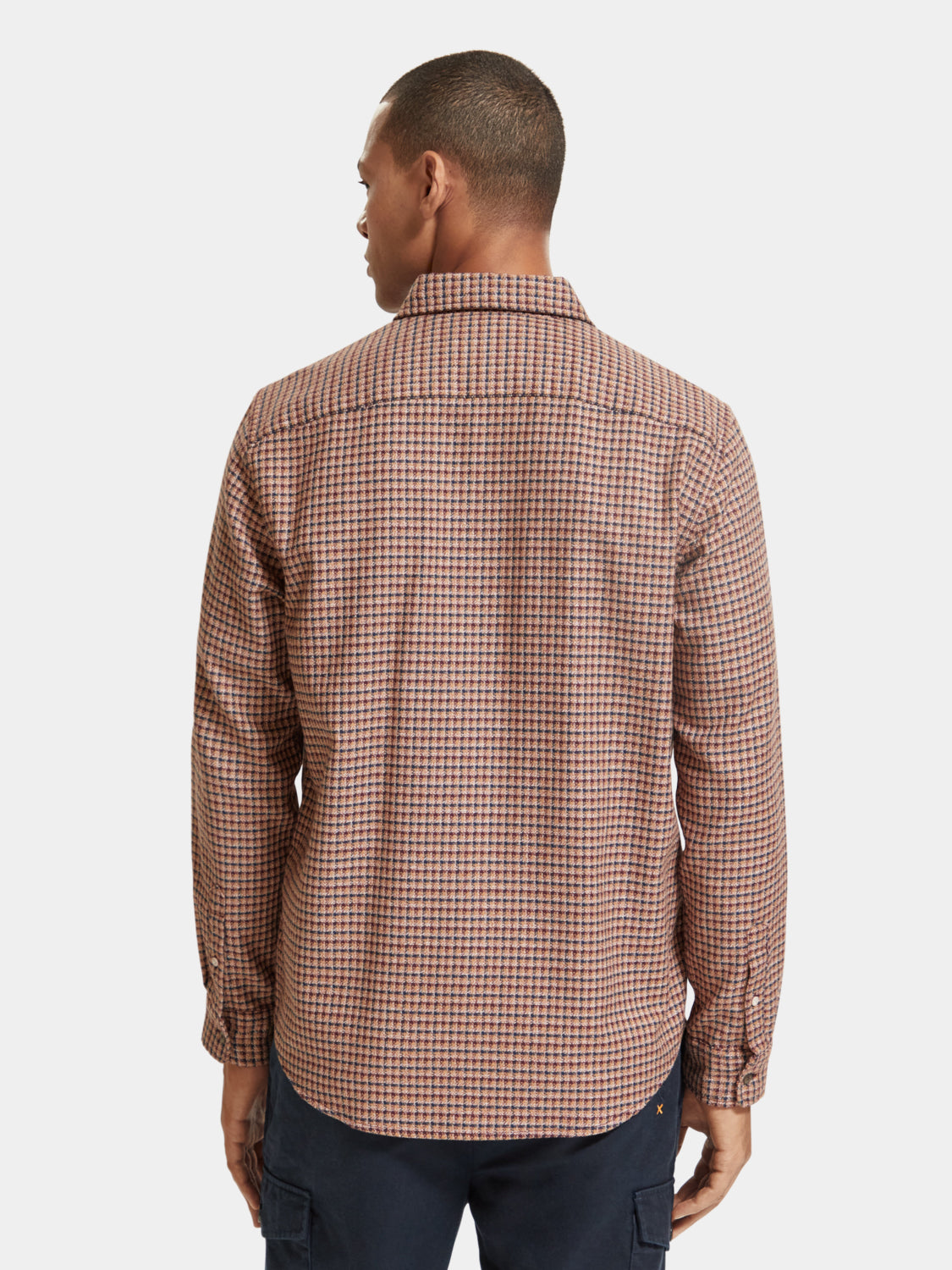 Regular-fit yarn check shirt - Scotch & Soda AU