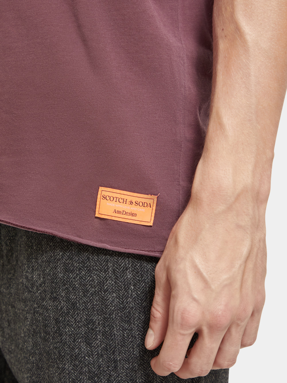 Raw edge t-shirt - Scotch & Soda AU