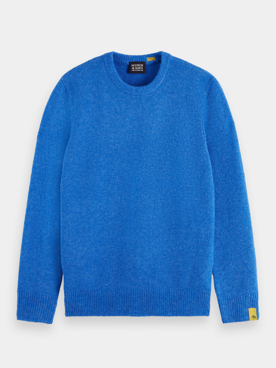 Regular-fit soft knit melange pullover - Scotch & Soda AU