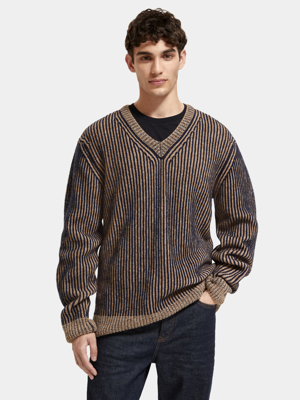 Regular-fit wool blend pullover - Scotch & Soda AU