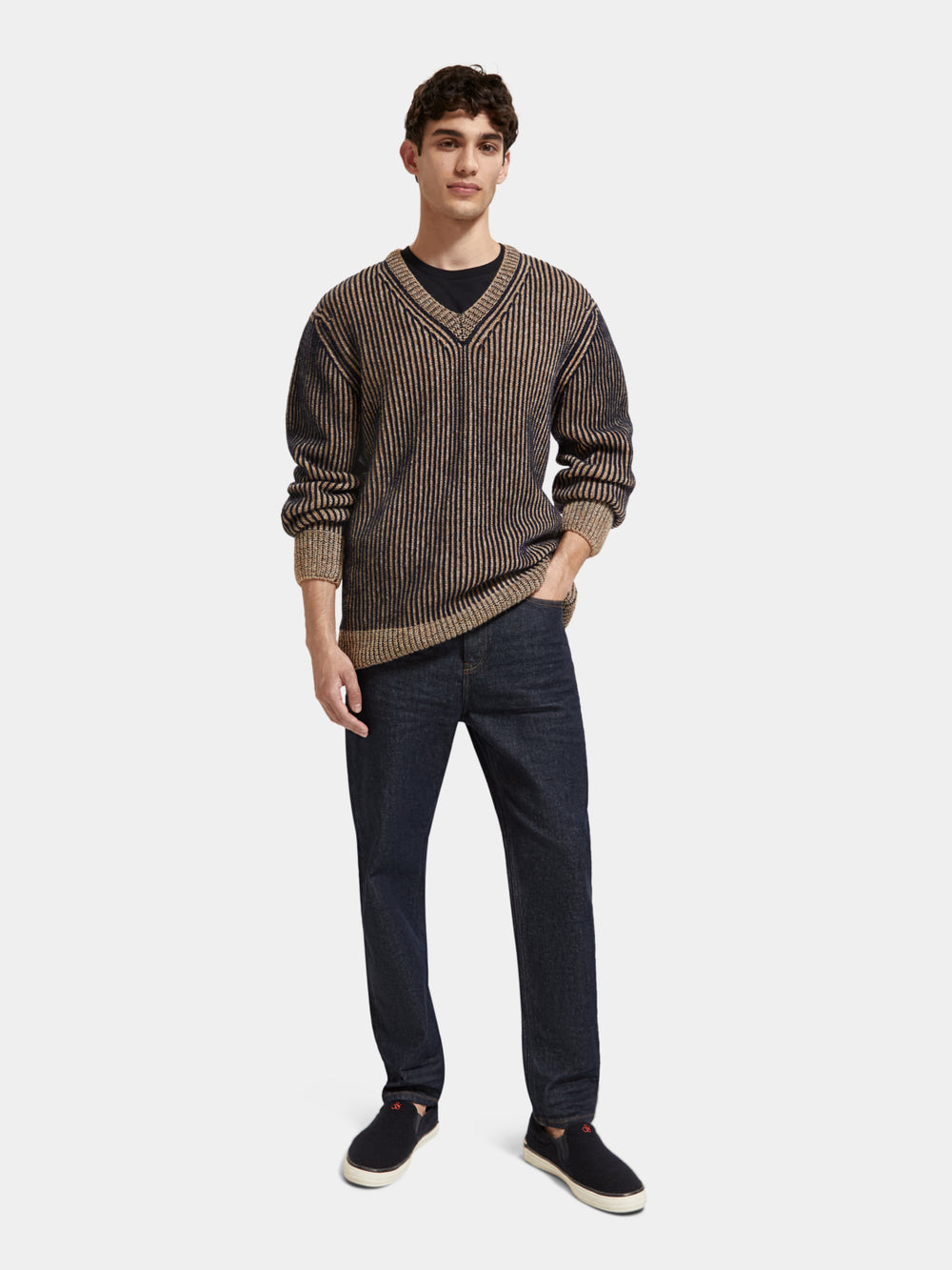 Regular-fit wool blend pullover - Scotch & Soda AU