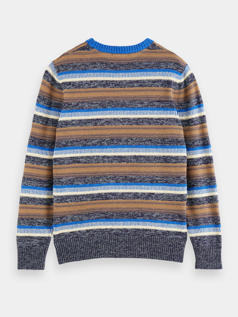 Regular-fit mixed yarn striped pullover - Scotch & Soda AU