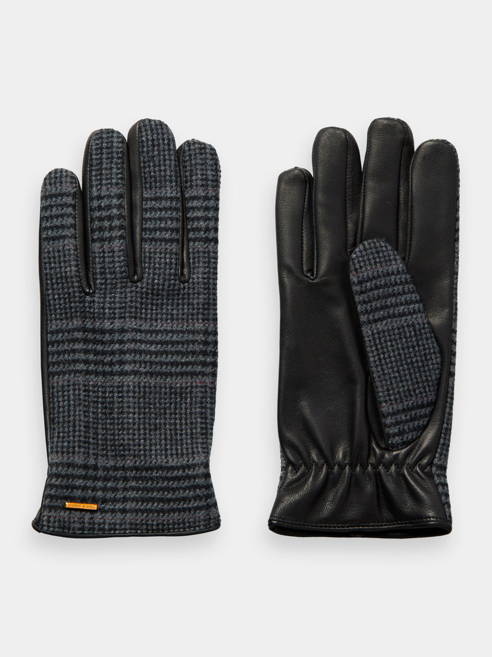 Leather & wool gloves - Scotch & Soda AU