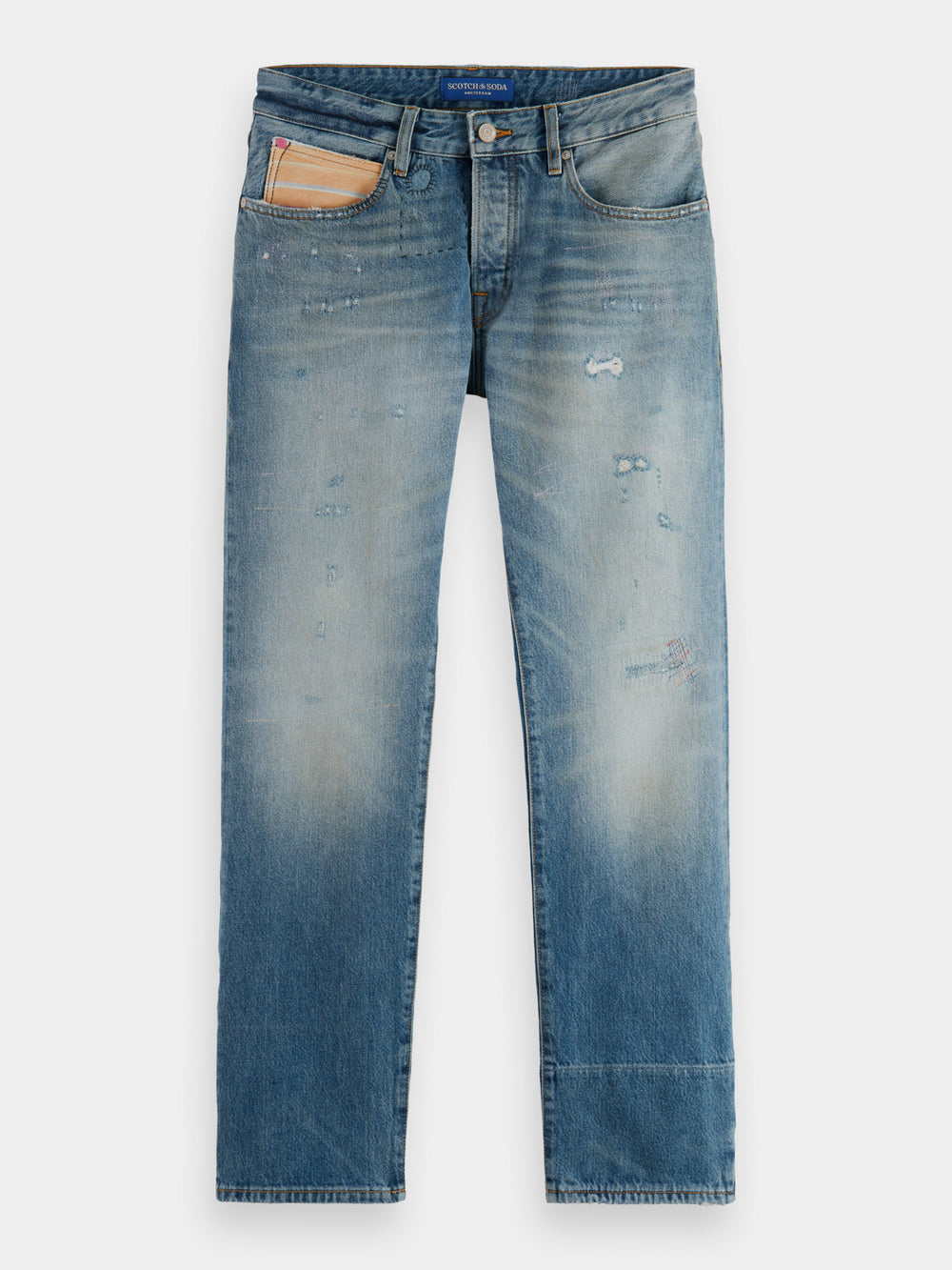 Zee regular straight-leg jeans - Scotch & Soda AU