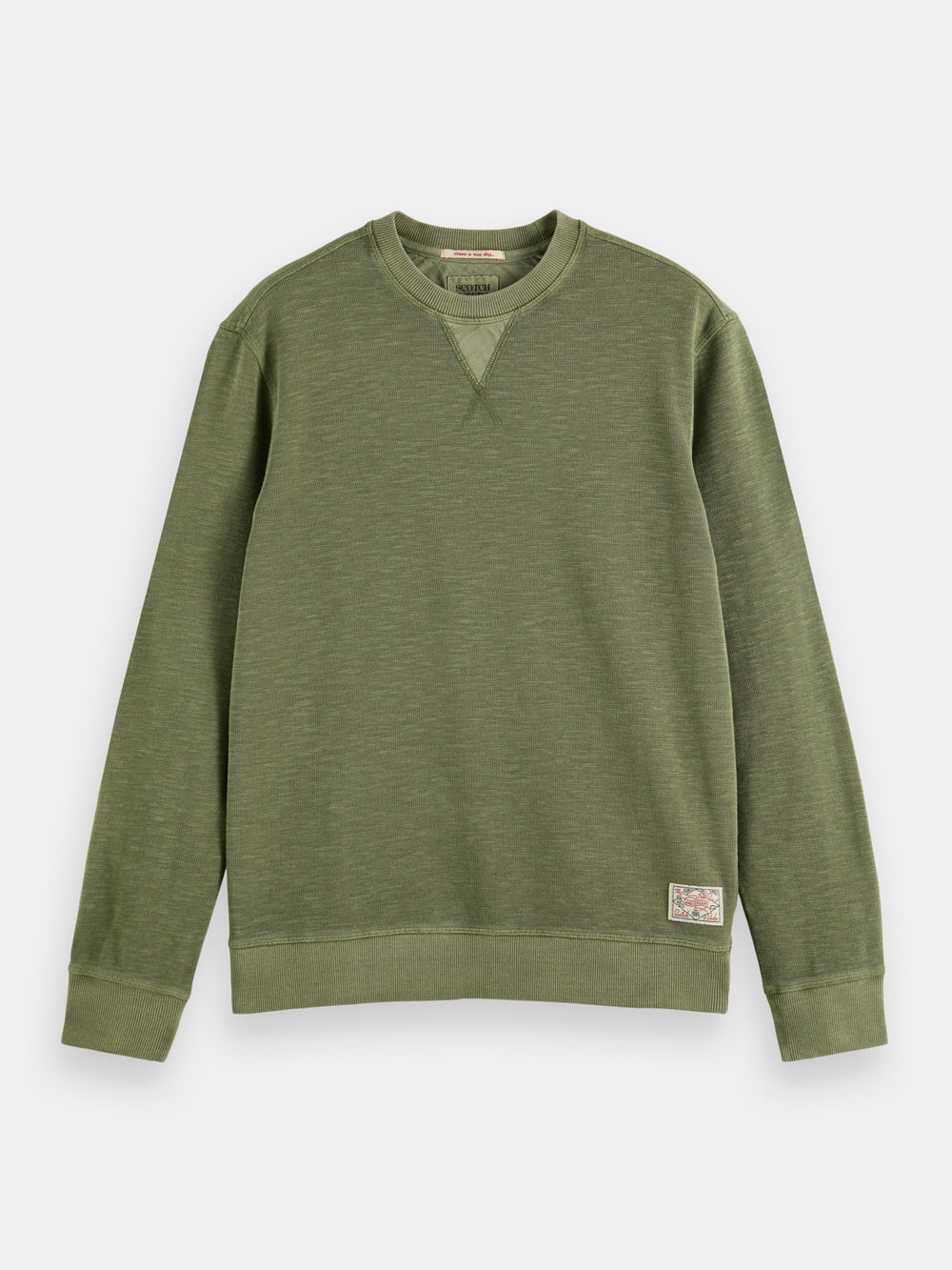 Regular-fit garment-dyed sweatshirt - Scotch & Soda AU