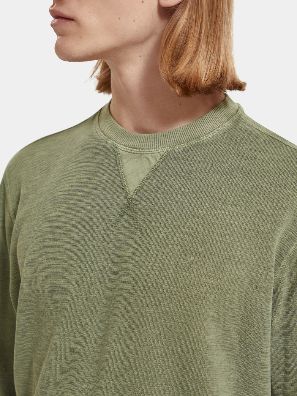 Regular-fit garment-dyed sweatshirt - Scotch & Soda AU