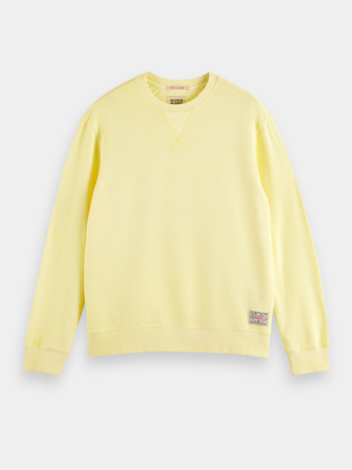 Regular-fit garment-dyed sweatshirt - Scotch & Soda AU