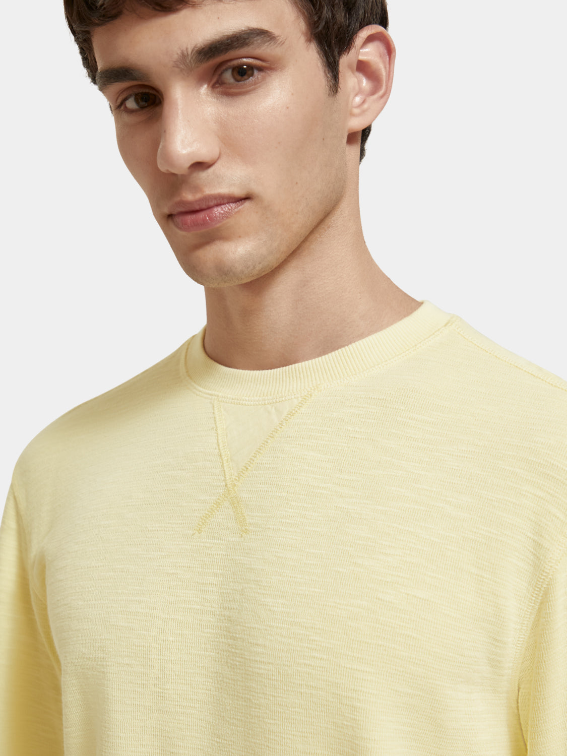 Regular-fit garment-dyed sweatshirt - Scotch & Soda AU