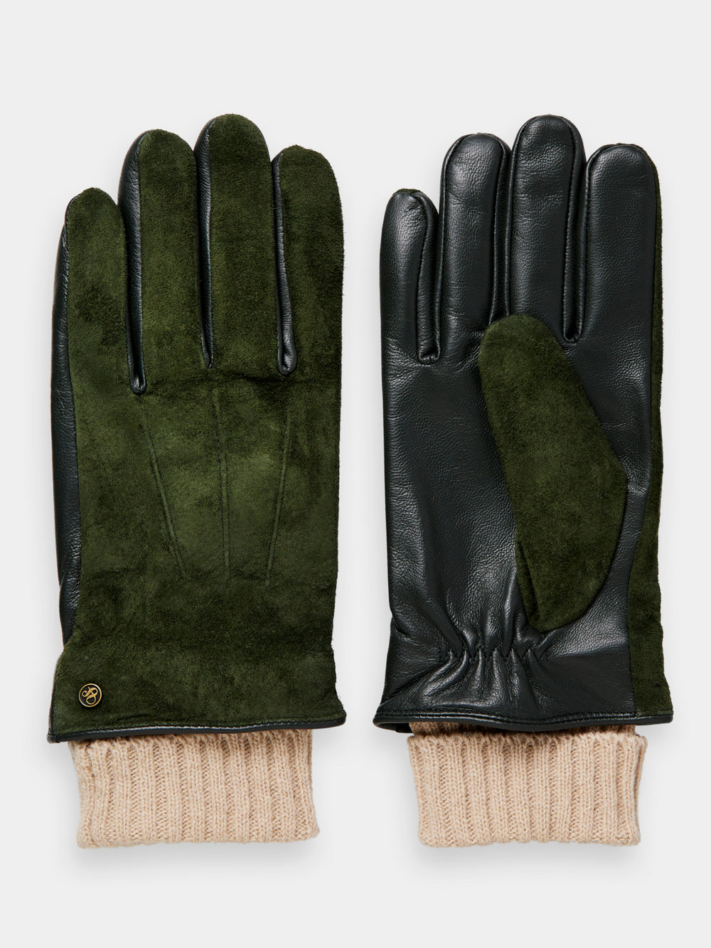 Leather & suede gloves - Scotch & Soda AU
