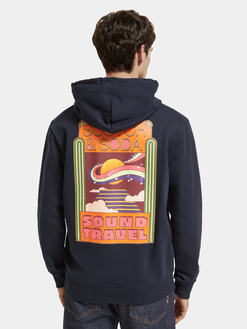 Regular-fit artwork hoodie - Scotch & Soda AU