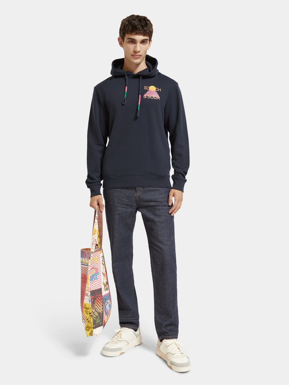 Regular-fit artwork hoodie - Scotch & Soda AU