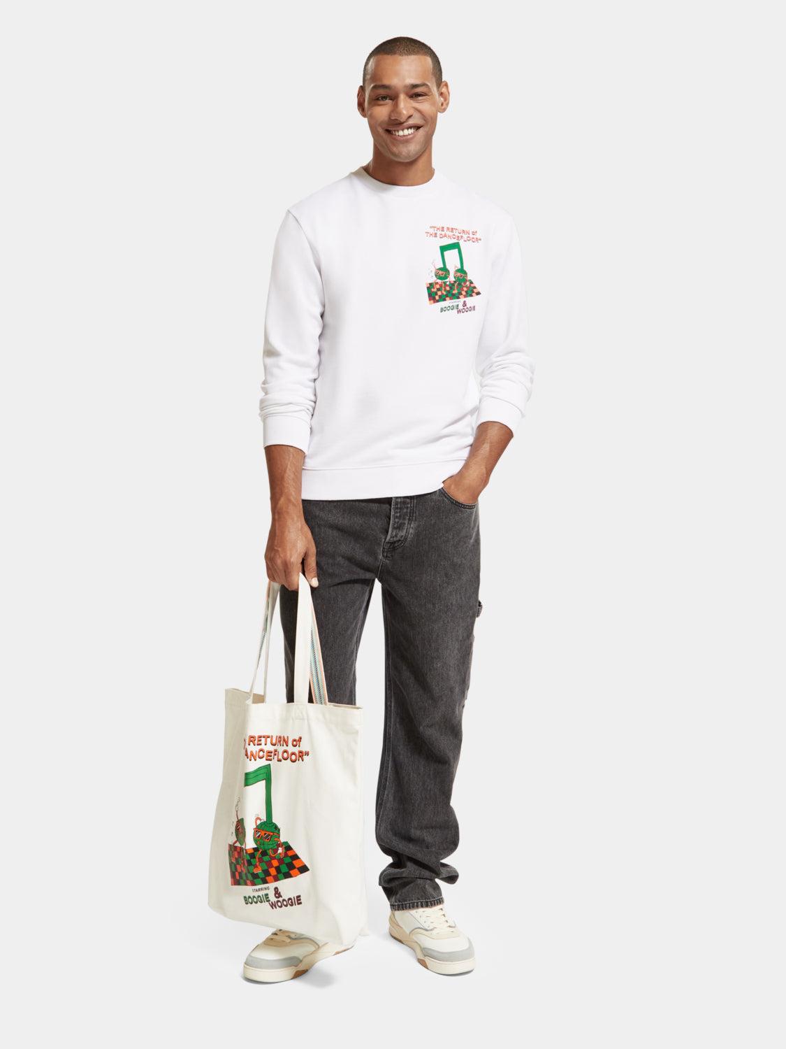 Colourful artwork sweatshirt - Scotch & Soda AU