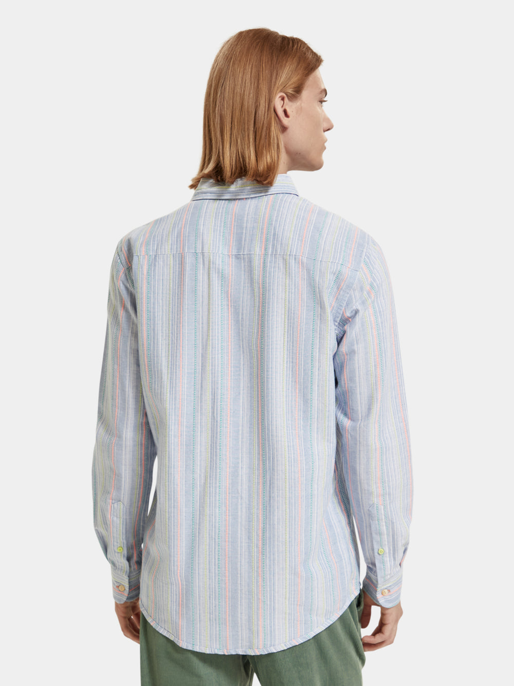 Dobby striped shirt - Scotch & Soda AU