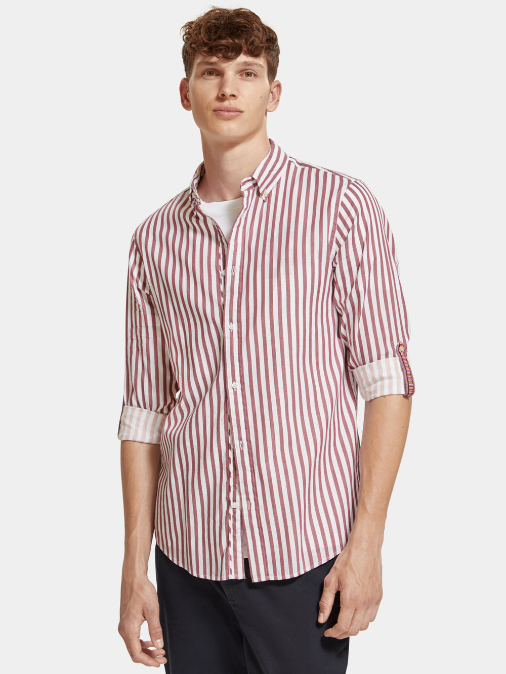 Regular-fit striped shirt - Scotch & Soda AU