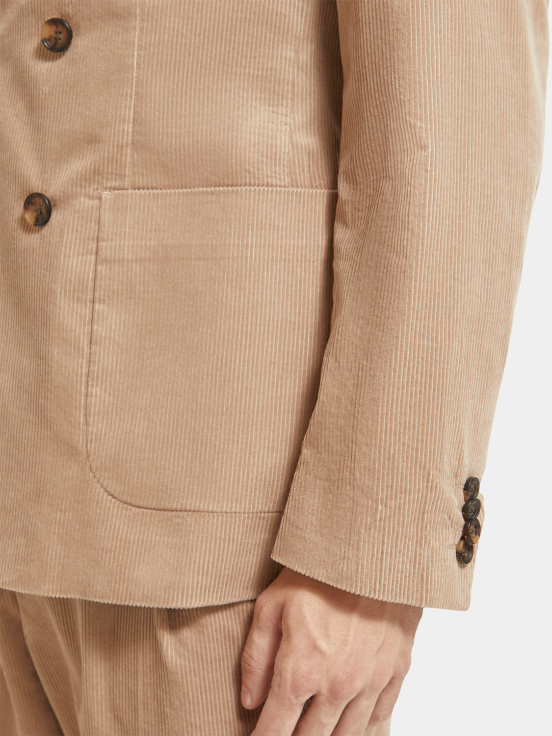 Double-breasted corduroy blazer - Scotch & Soda AU