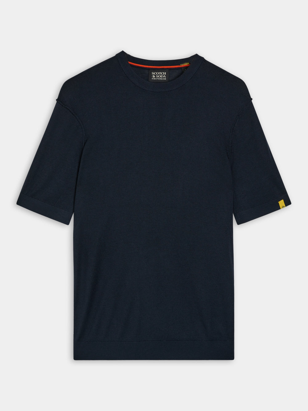 Wool blend knitted t-shirt - Scotch & Soda AU