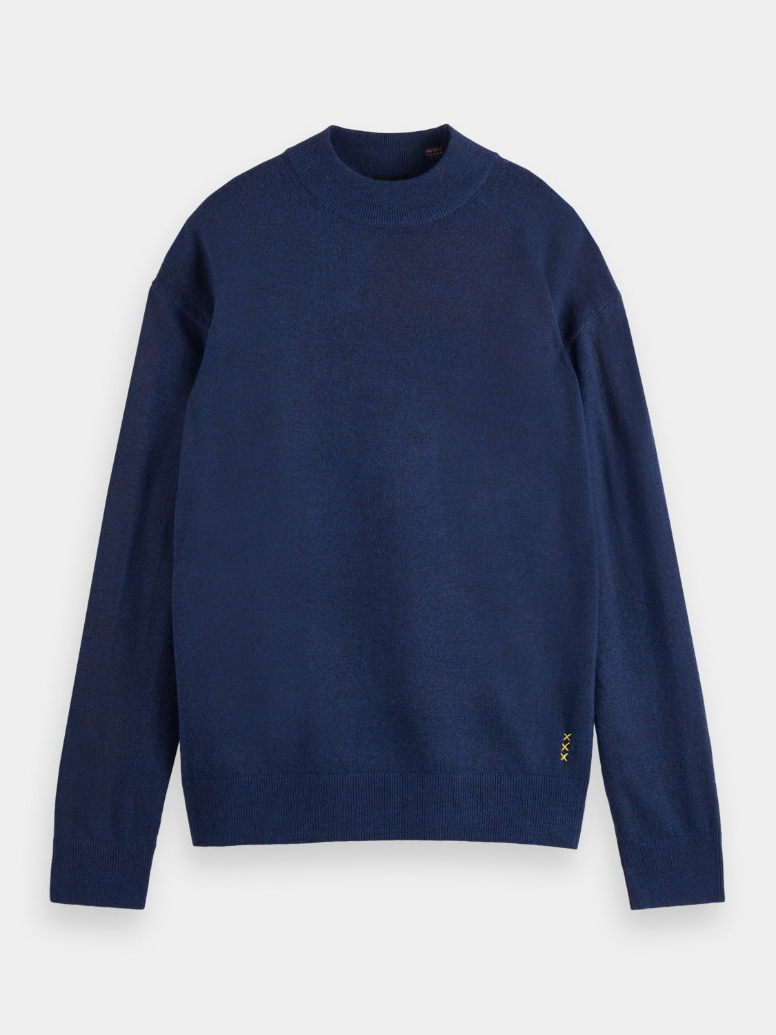 Dropped shoulder high neck sweater - Scotch & Soda AU