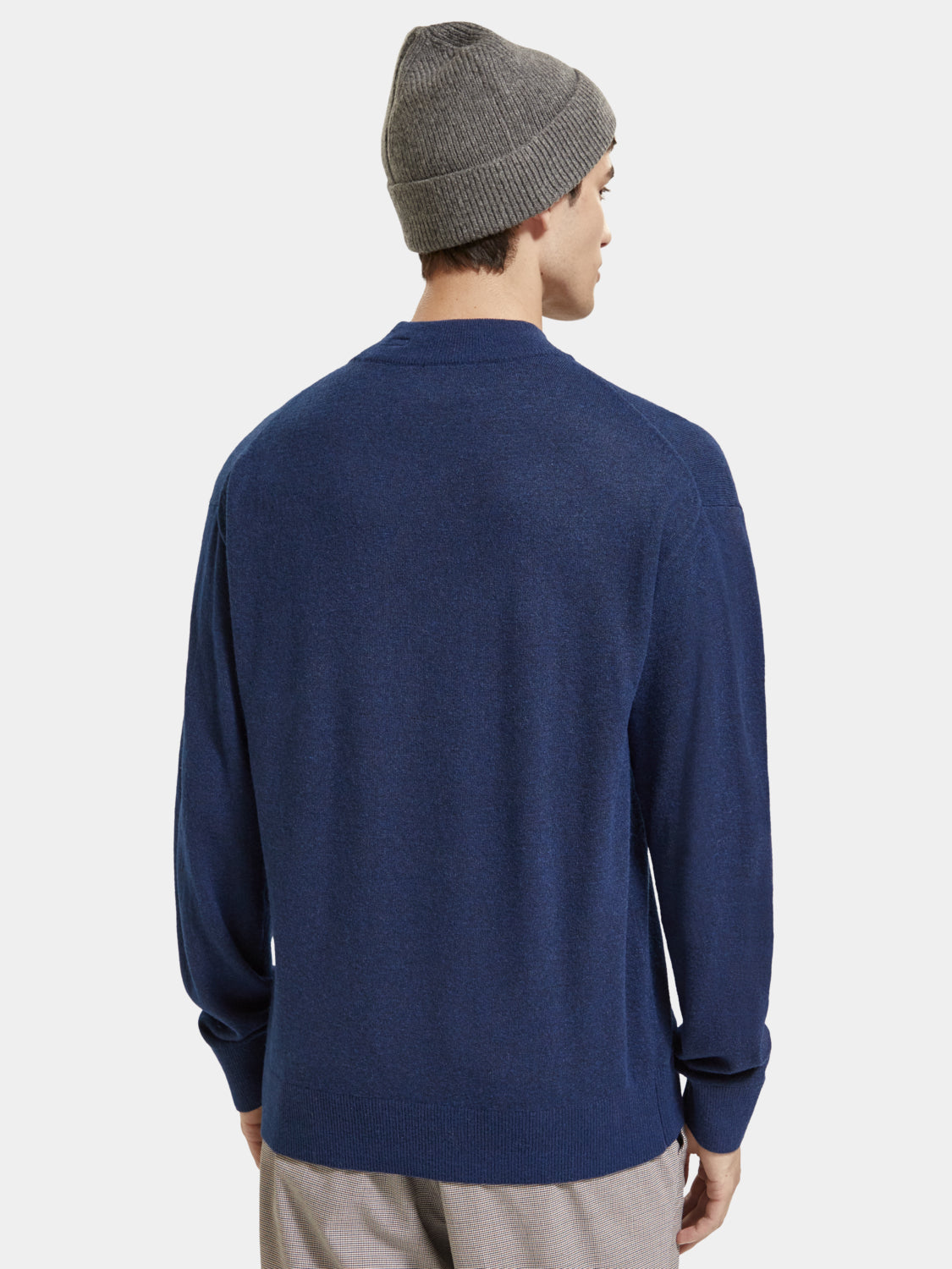 Dropped shoulder high neck sweater - Scotch & Soda AU