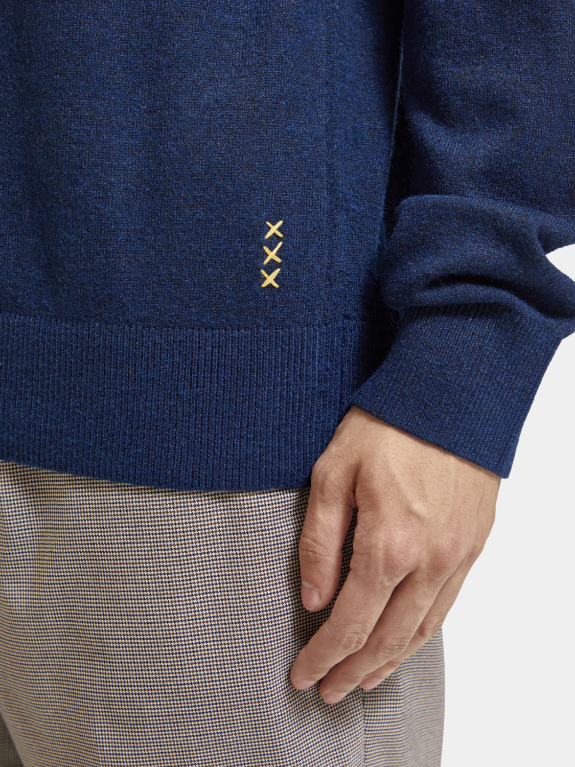 Dropped shoulder high neck sweater - Scotch & Soda AU