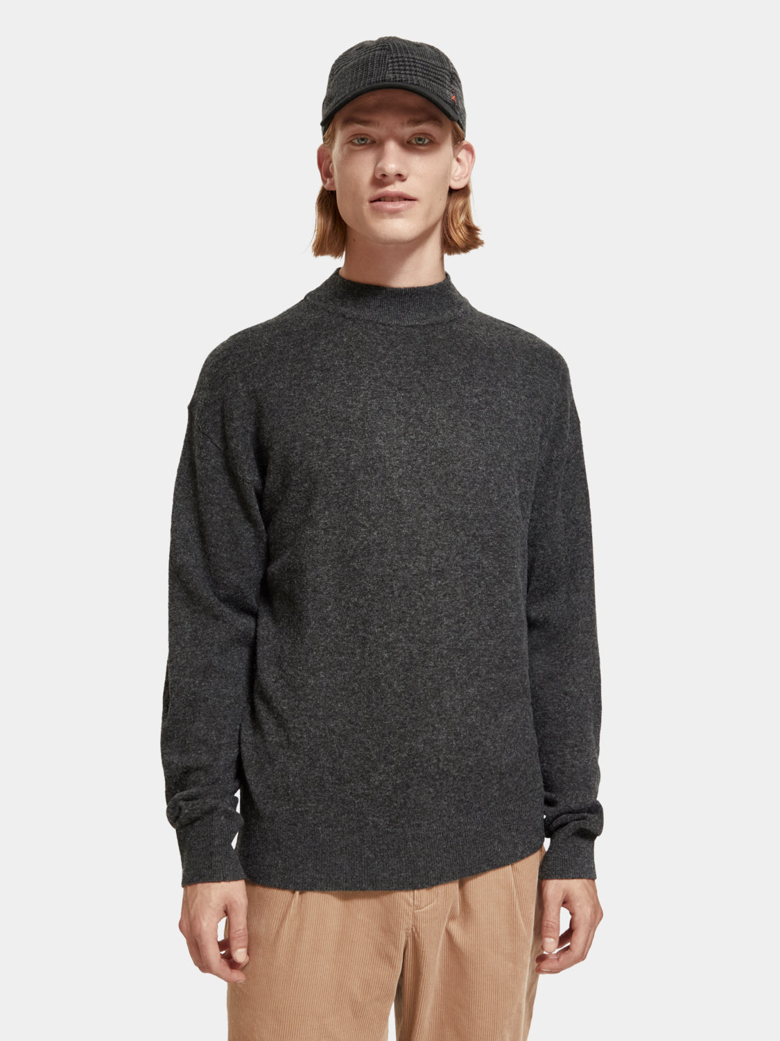Dropped shoulder high neck sweater - Scotch & Soda AU