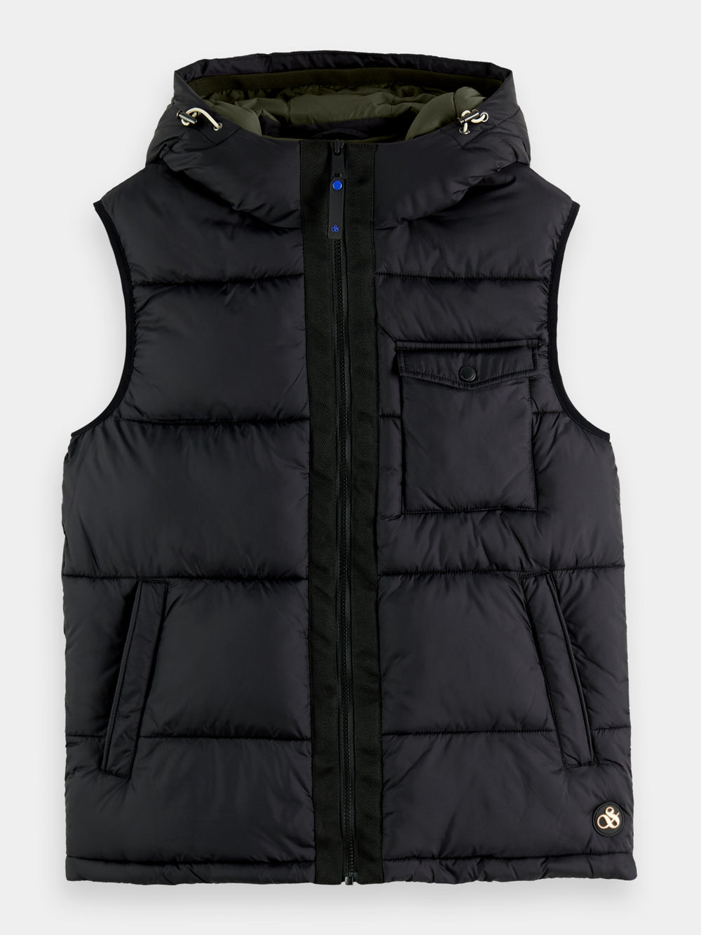 Hooded quilted bodywarmer - Scotch & Soda AU