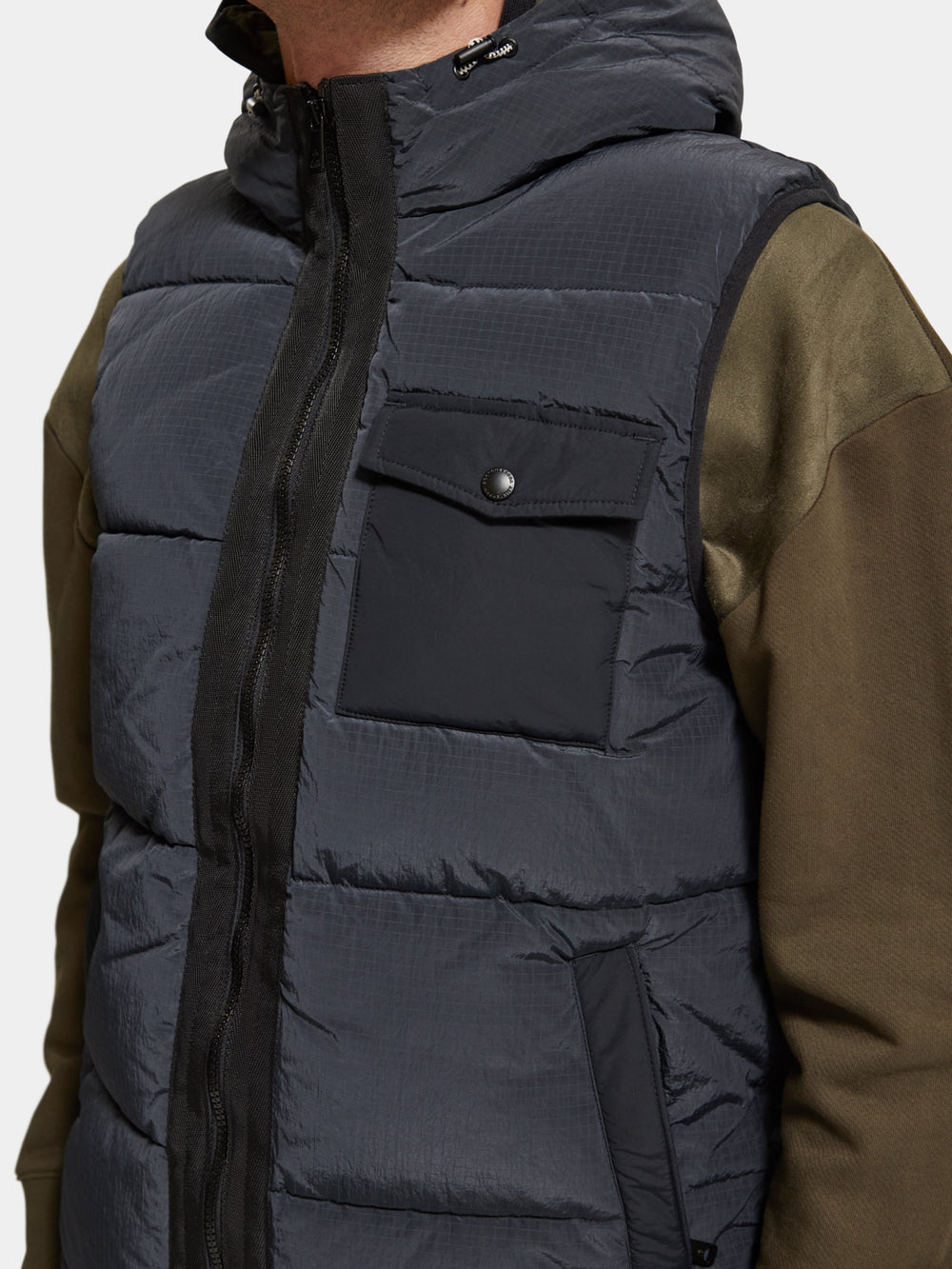 Hooded quilted bodywarmer - Scotch & Soda AU