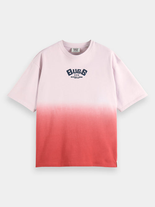 Looney Tunes x Scotch & Soda Unisex dip-dyed organic cotton T-shirt - Scotch & Soda AU