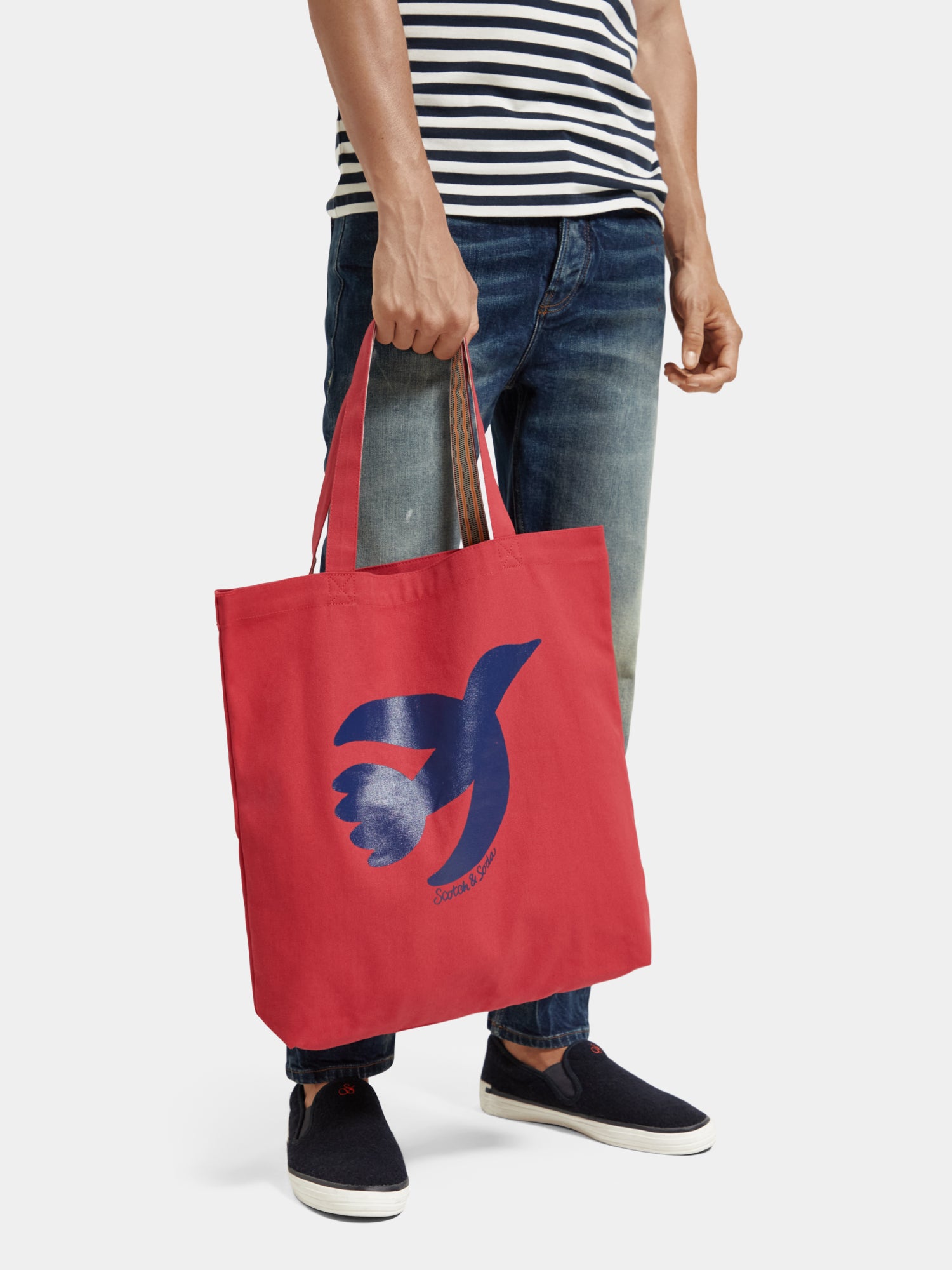 Artwork canvas tote bag - Scotch & Soda AU