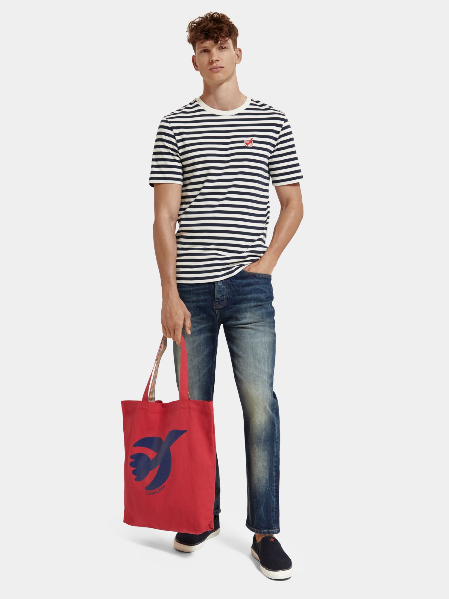 Artwork canvas tote bag - Scotch & Soda AU