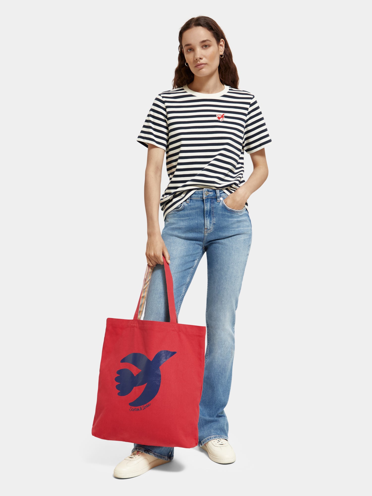 Artwork canvas tote bag - Scotch & Soda AU